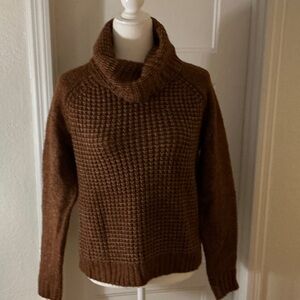 Lilla P Turtleneck Sweater in Rich Brown